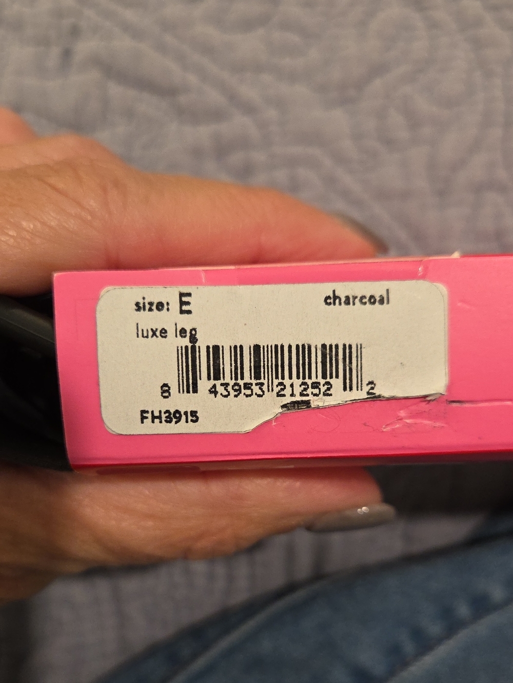 SPANX Tight-End Tights in Charcoal, Size E, New In Package! - Picture 8 of 9